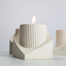 Load image into Gallery viewer, Pilarch White Tea Light Candle Holder