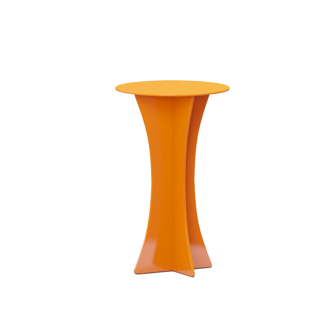 T-01 Metal Orange Side Table