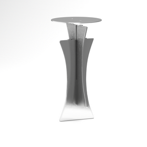 Triqis stainless steel side table